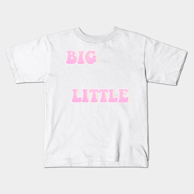 Big Little Stickers Kids T-Shirt by lolosenese